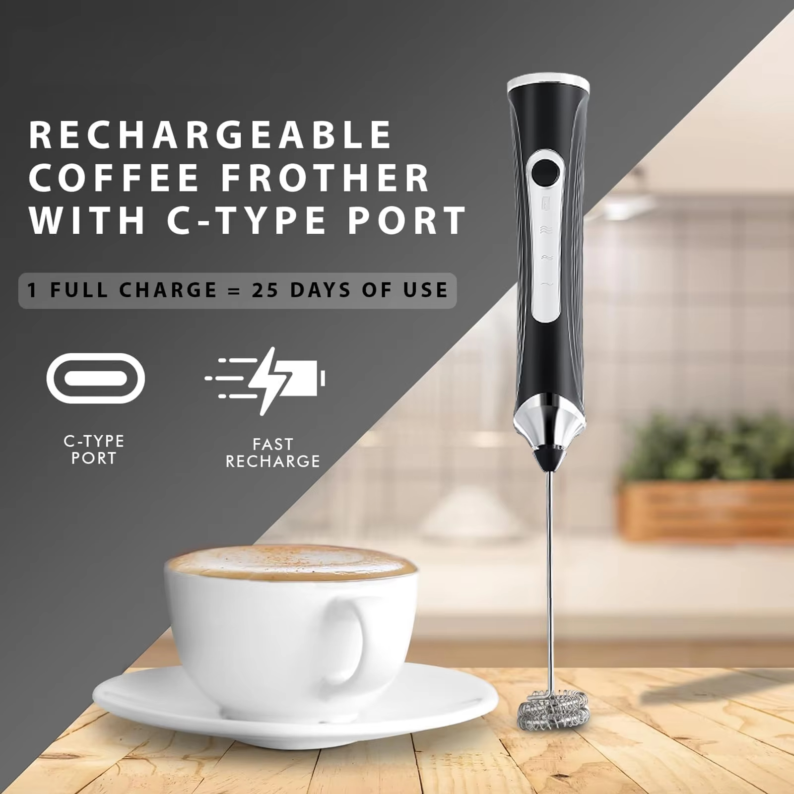 Kitchen Appliances For Sale - Electric milk frother, milk coffee mixer,