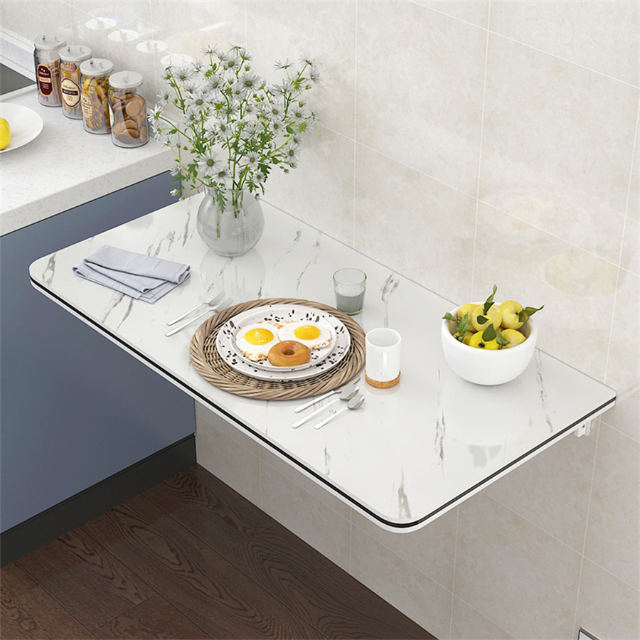 Kitchen Appliances Table - Folding Wall Desk, Wall-mounted Foldable Table,