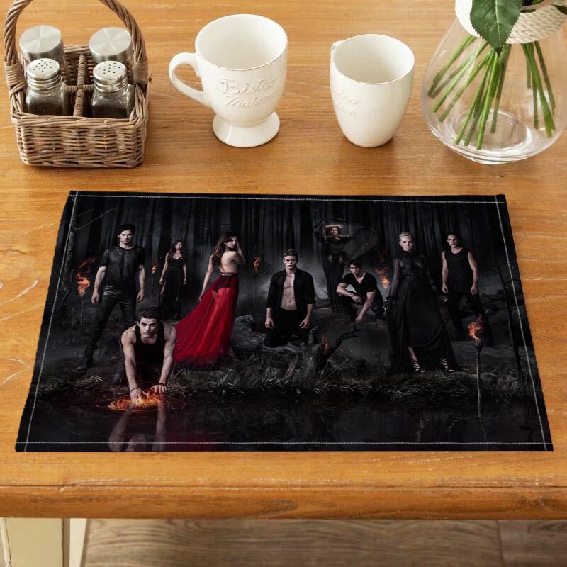 Kitchen Appliances Table - Custom Vampire Diaries TV Kitchen Placemat