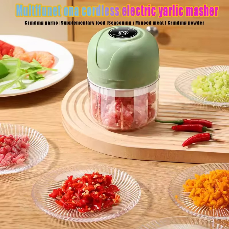 Meat Grinder Attachment - Electric Garlic Masher Garlic Masher Rechargeable