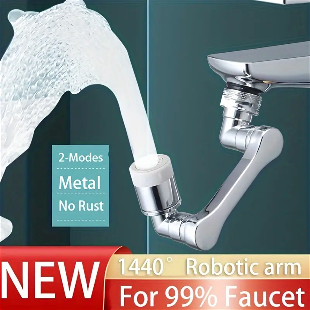 Kitchen Appliances Offers - 1440° Rotation Faucets Extender Sprayer Head