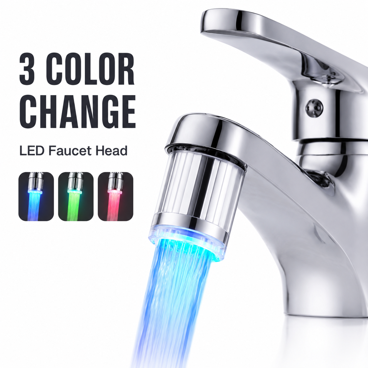 Kitchen Appliances Offers - LED Temperature Control Faucet Head with