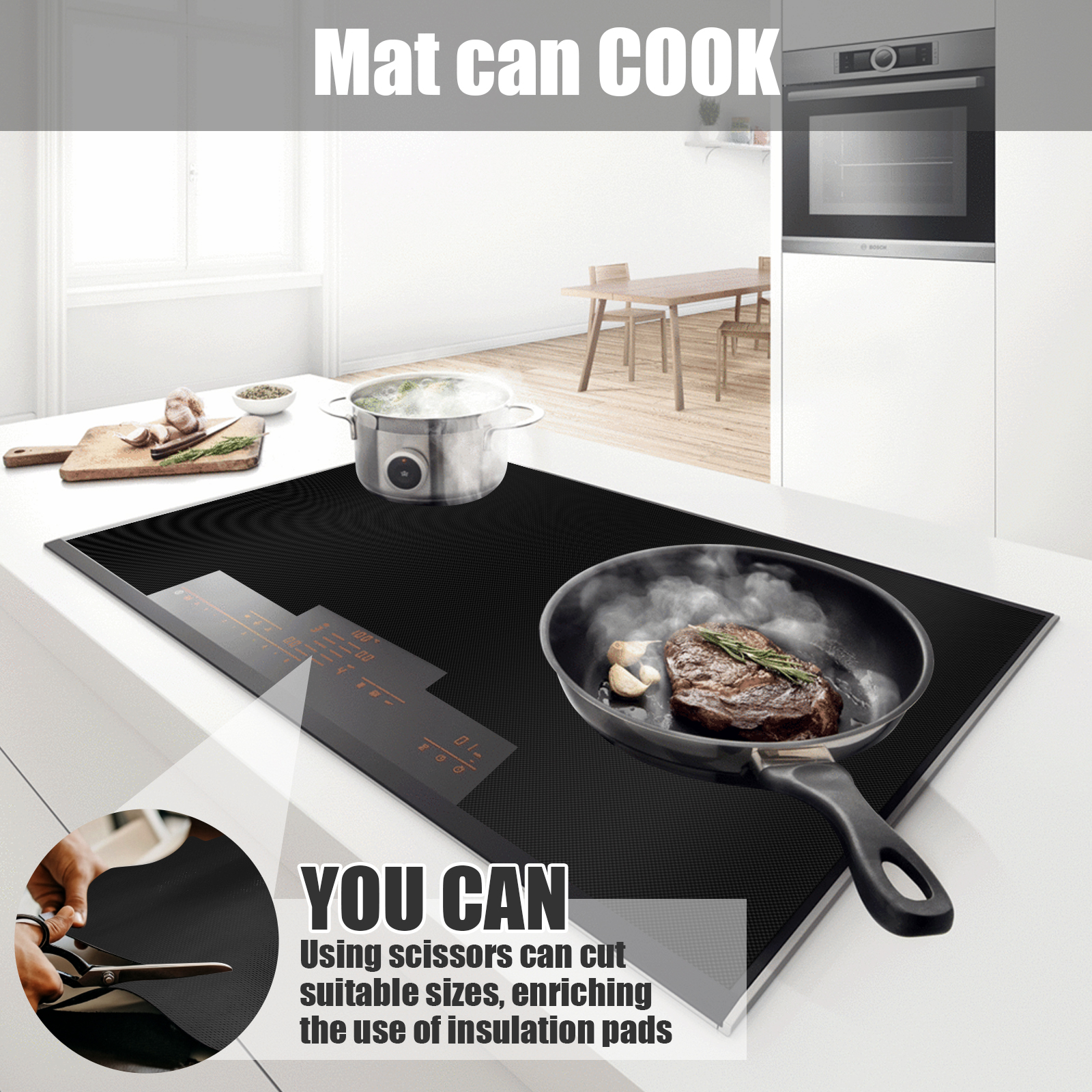 Induction Cooker Cover Silicon - Kitchen Appliances Electric Stove reseña y precio