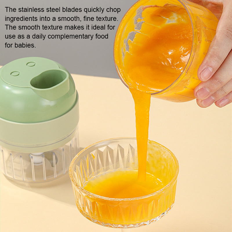 4in1 Electric Vegetable Cutter - Meat Grinder Attachment reseña y precio