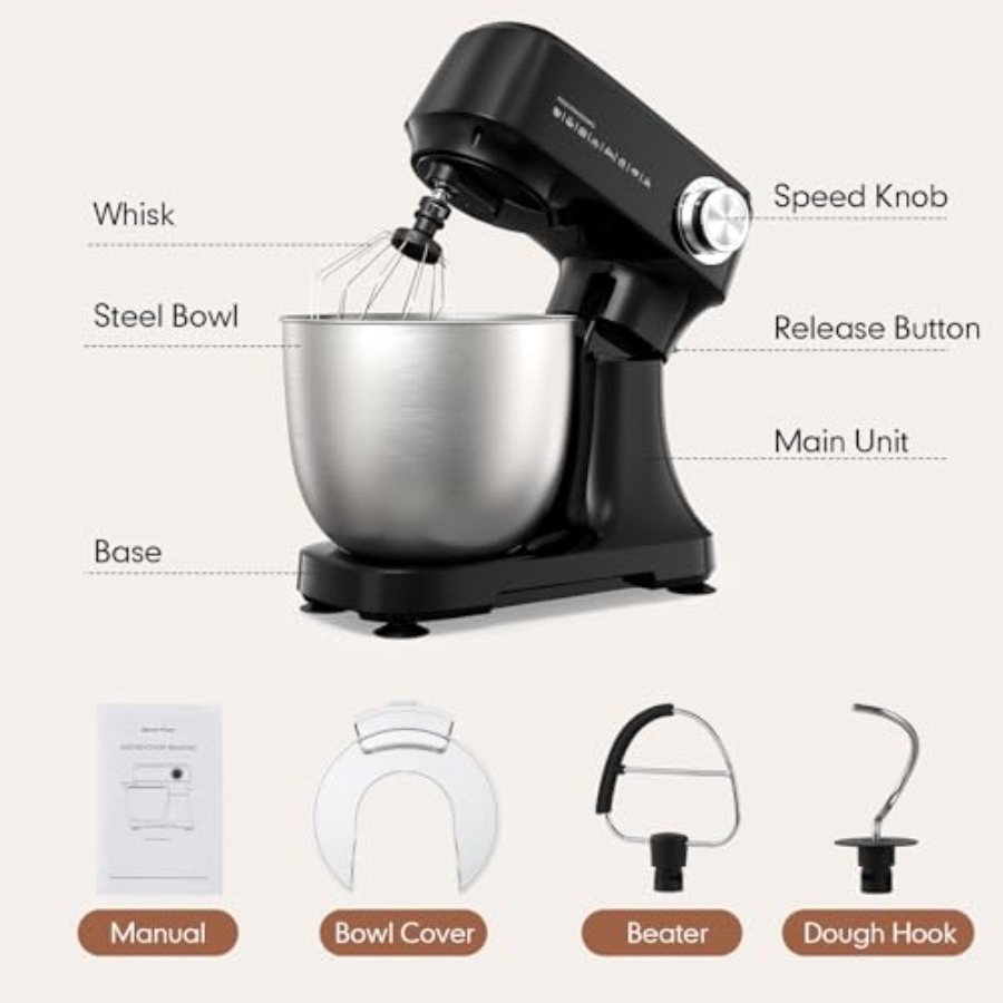 Stand Mixer 4.8 Qt Electric Fo - Kitchen Appliances For Sale reseña y precio