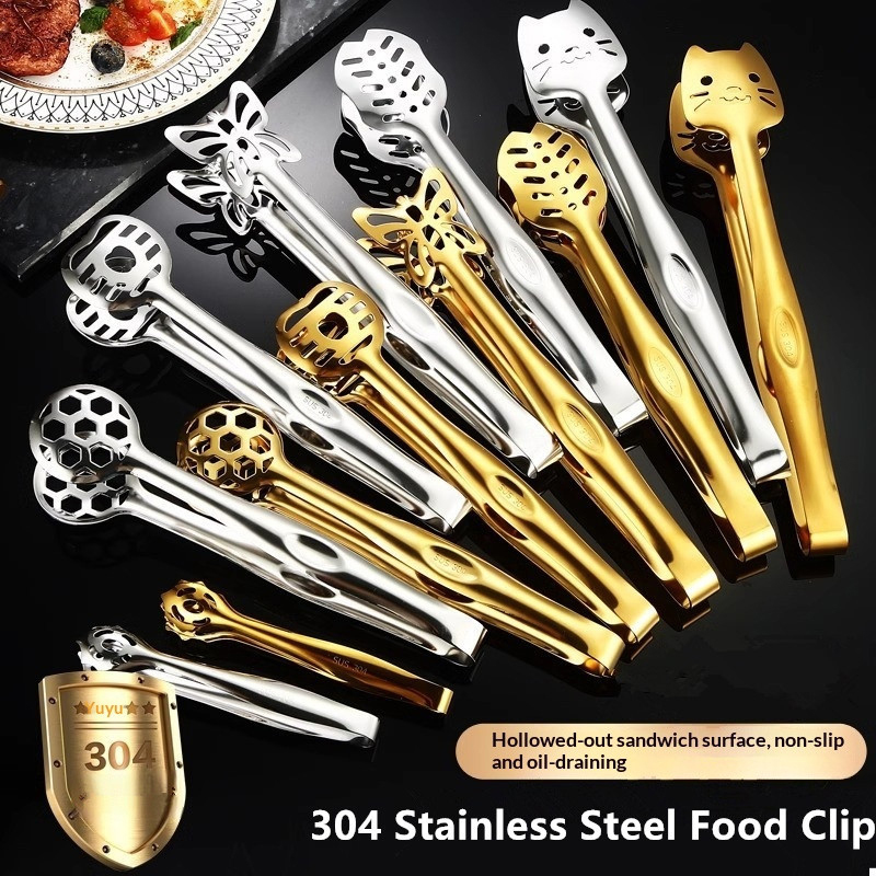 Stainless Steel Food Tongs Foo - Kitchen Appliances Cooking reseña y precio