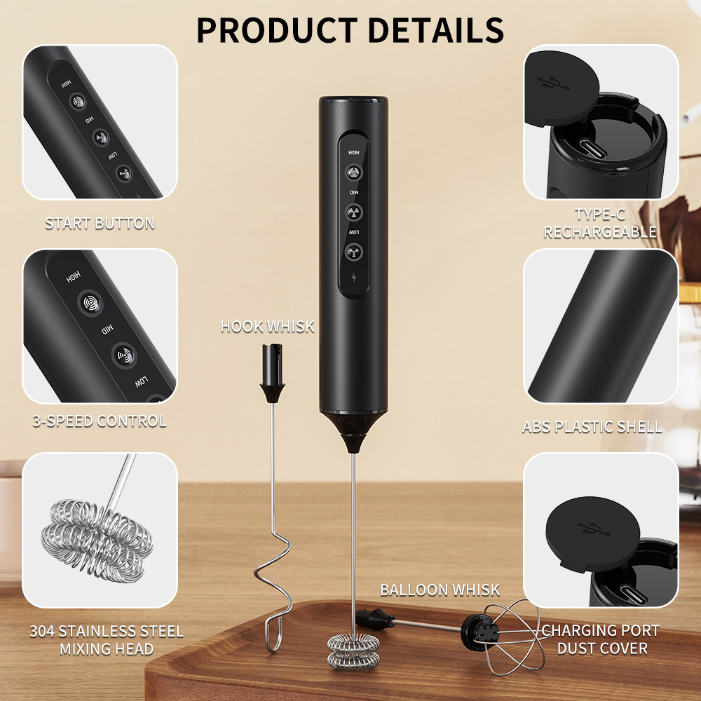 3 in 1 Electric Handheld Milk  - Kitchen Appliances For Sale reseña y precio