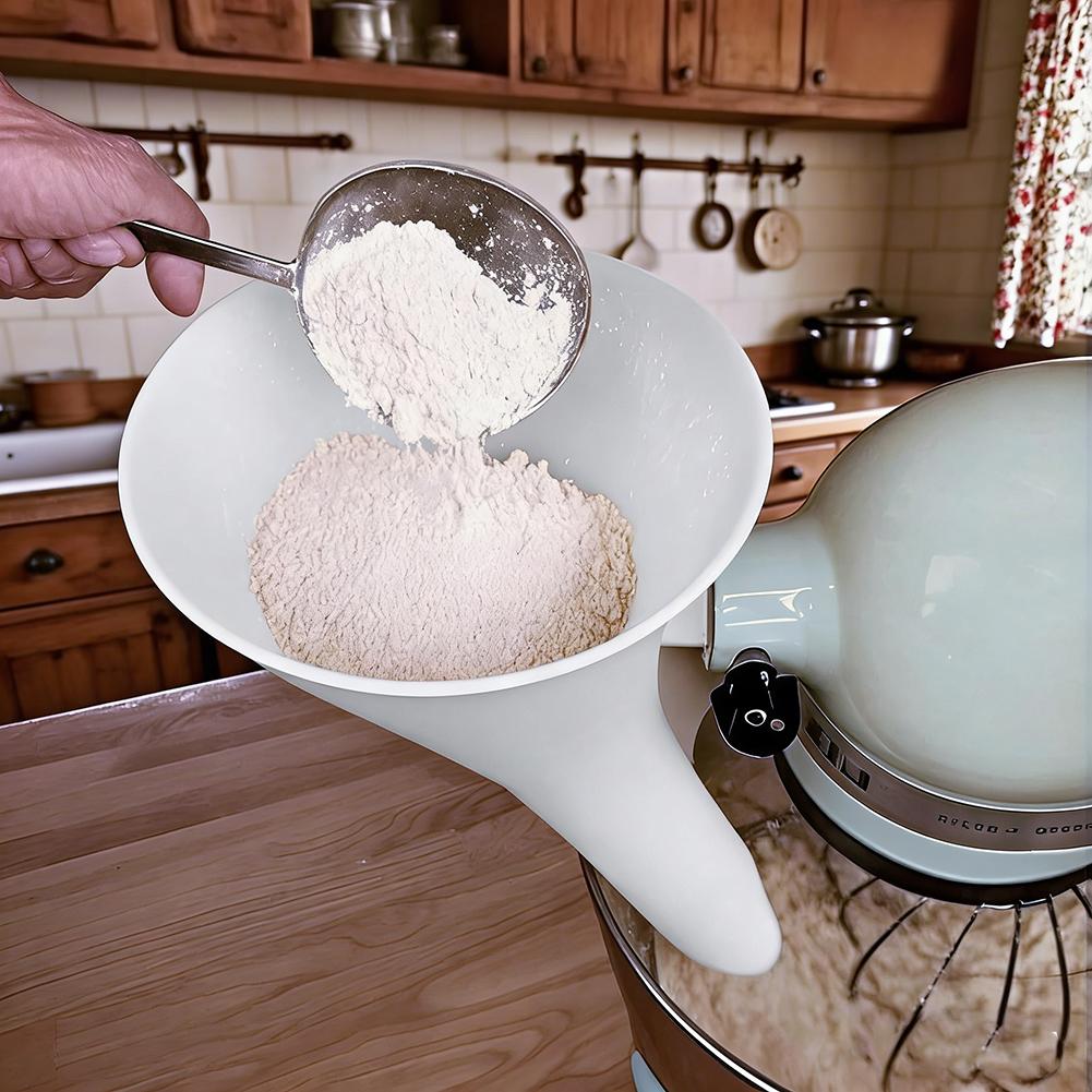 Spill Proof Flour Funnel for 5 - Kitchen Appliances For Sale reseña y precio