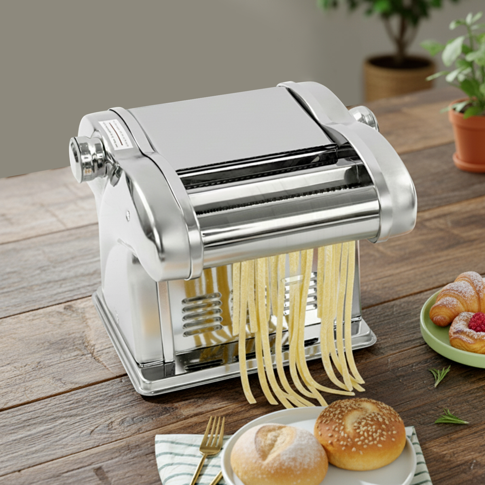 Electric Pasta Machine Stainle - Pasta Machine Electric reseña y precio