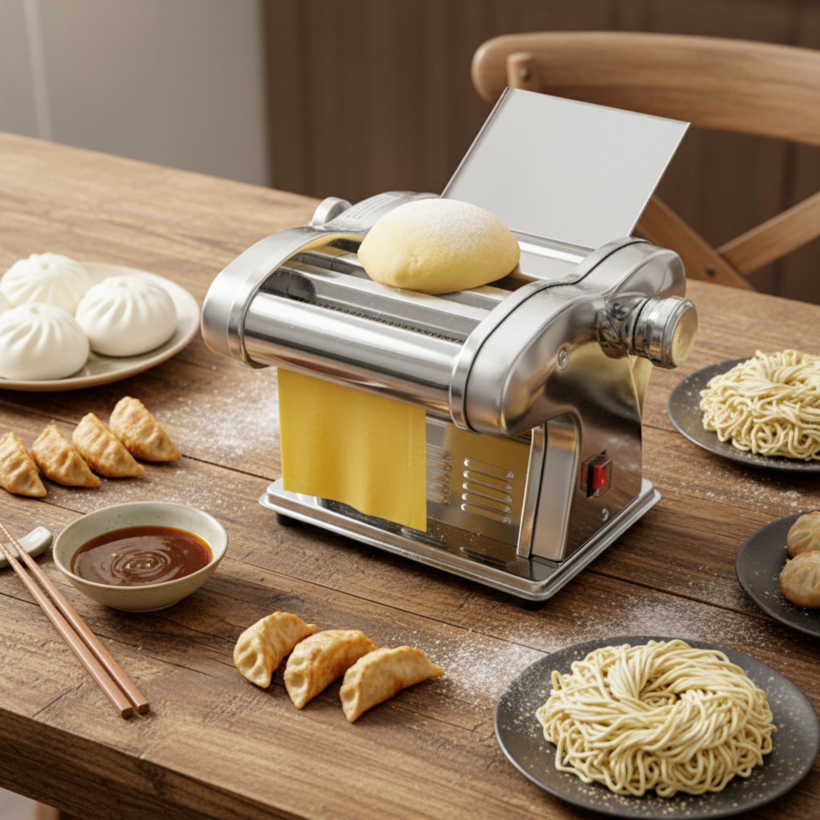 Electric Pasta Machine Stainle - Pasta Machine Electric reseña y precio