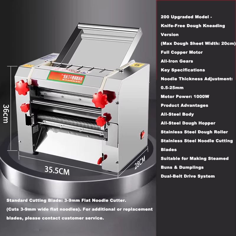 Commercial Automatic Noodle Ma - Pasta Machine Electric reseña y precio