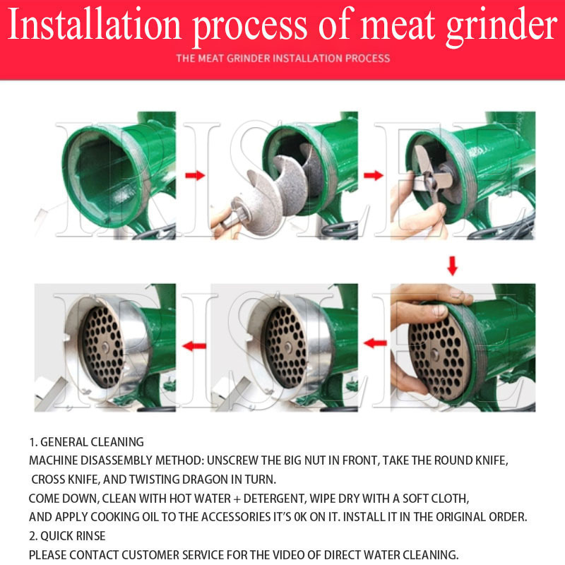 Electric Chicken Fish Meat Bon - Meat Grinder Attachment reseña y precio