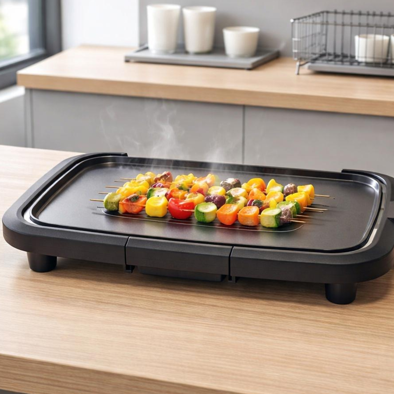 Tabletop Grill Pan Large Cooki - Kitchen Appliances Cooking reseña y precio