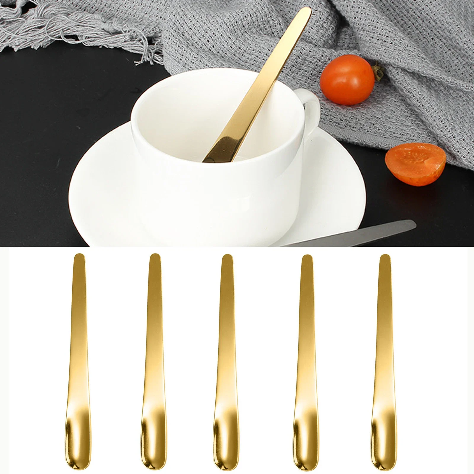 5PCS Coffee Spoon Stainless St - Kitchen Appliances For Sale reseña y precio