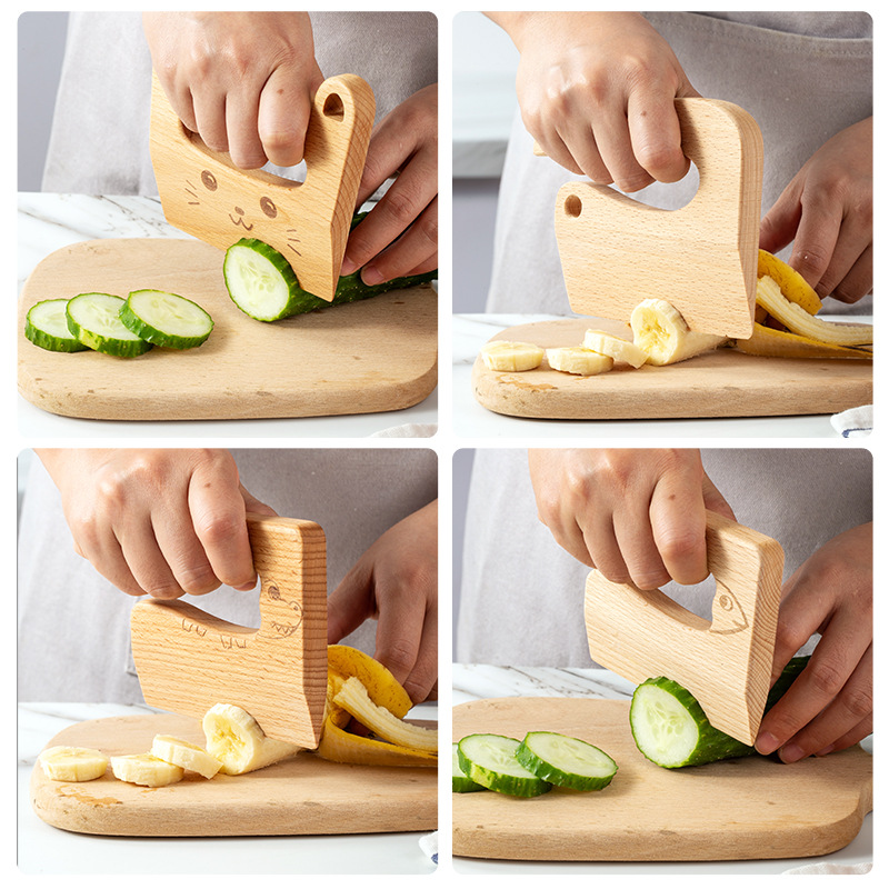 Wooden Kids Knife for Cooking  - Kitchen Appliances Kids reseña y precio