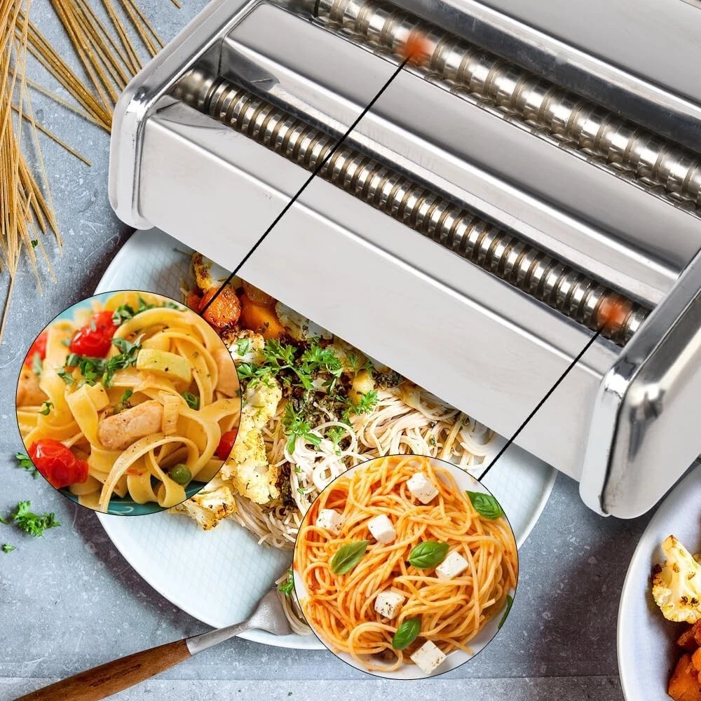 Pasta Maker Machine Stainless  - Pasta Machine Electric reseña y precio