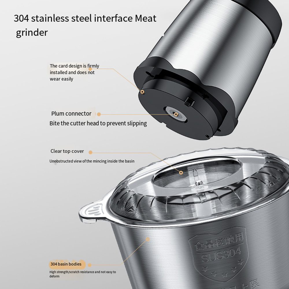 3L / 2L Electric Meat Grinder  - Meat Grinder Attachment reseña y precio
