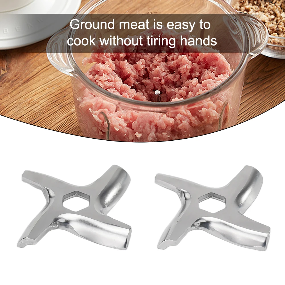 2Pcs Mincer Blades Meat Grinde - Meat Grinder Attachment reseña y precio