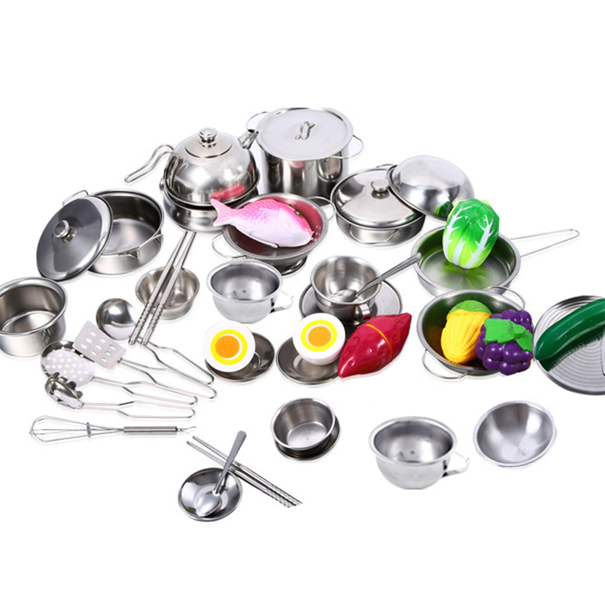 25PCS Kitchen Set Pretend Play - Kitchen Appliances Kids reseña y precio
