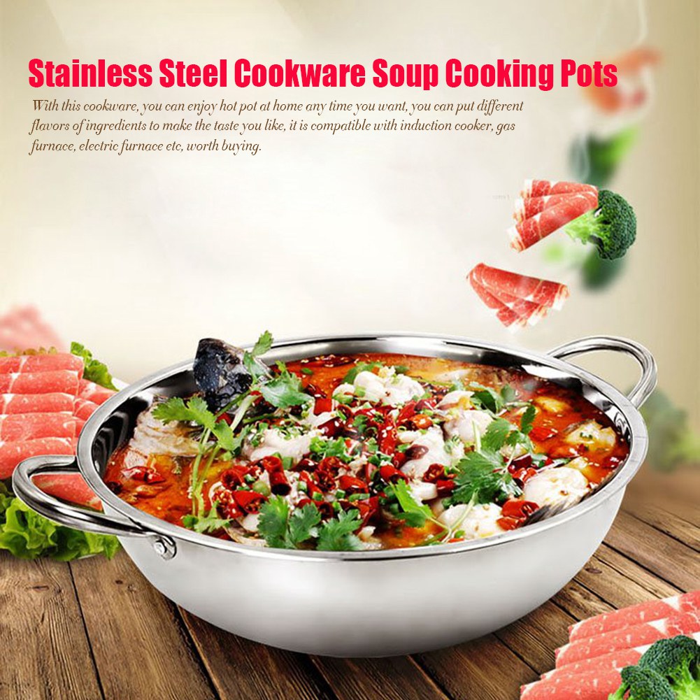 30CM Stainless Steel Hot Pot I - Kitchen Appliances Electric Stove reseña y precio