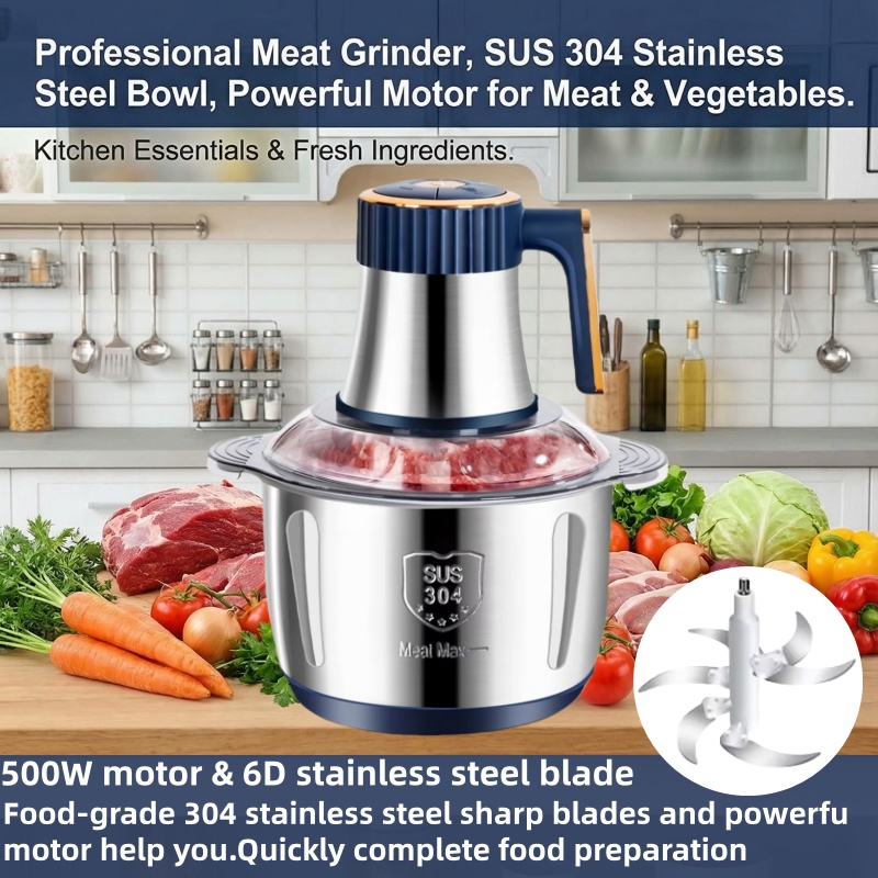 Electric Meat Grinder 5L Food  - Meat Grinder Attachment reseña y precio