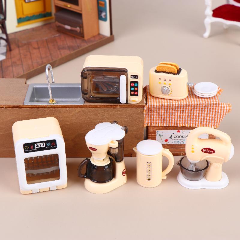 1 Set 1 12 Miniature Coffee Ma - Kitchen Appliances Kids reseña y precio