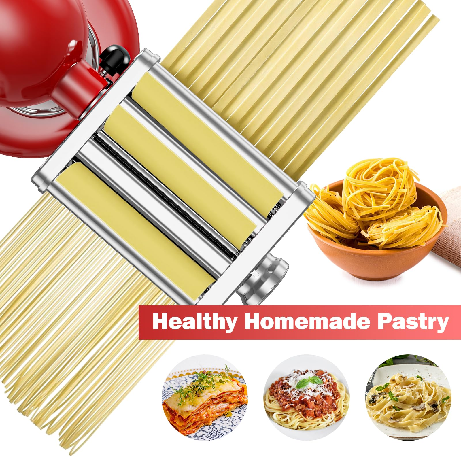 Gvode 3 in 1 Pasta Attachment  - Pasta Machine Electric reseña y precio