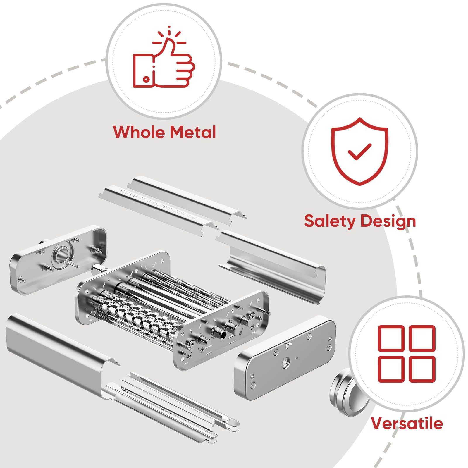 Gvode 3 in 1 Pasta Attachment  - Pasta Machine Electric reseña y precio