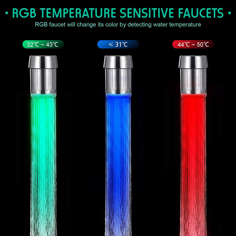 LED Temperature Sensitive Fauc - Kitchen Appliances Offers reseña y precio