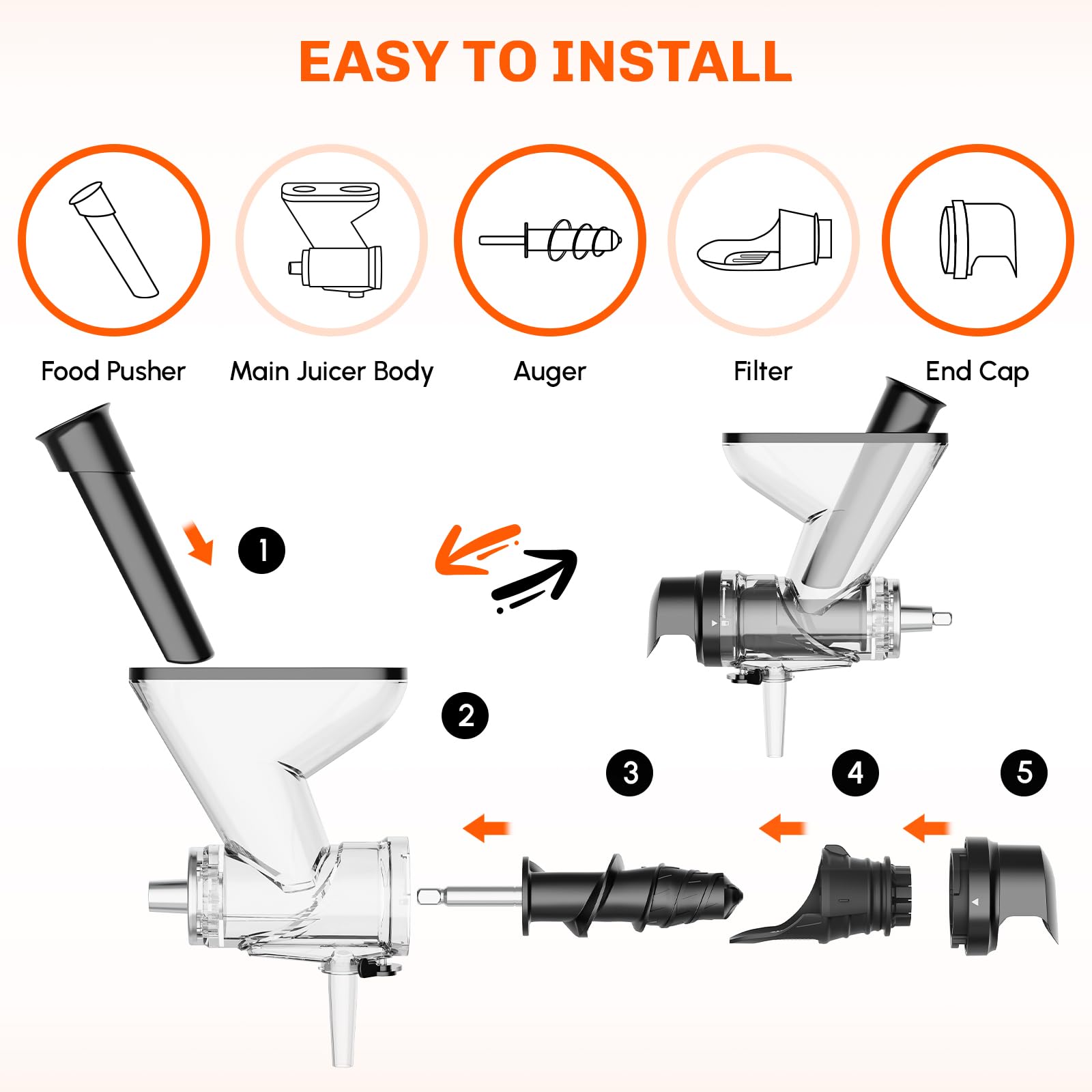 Masticating Juicer Attachment  - Kitchen Appliances Germany reseña y precio