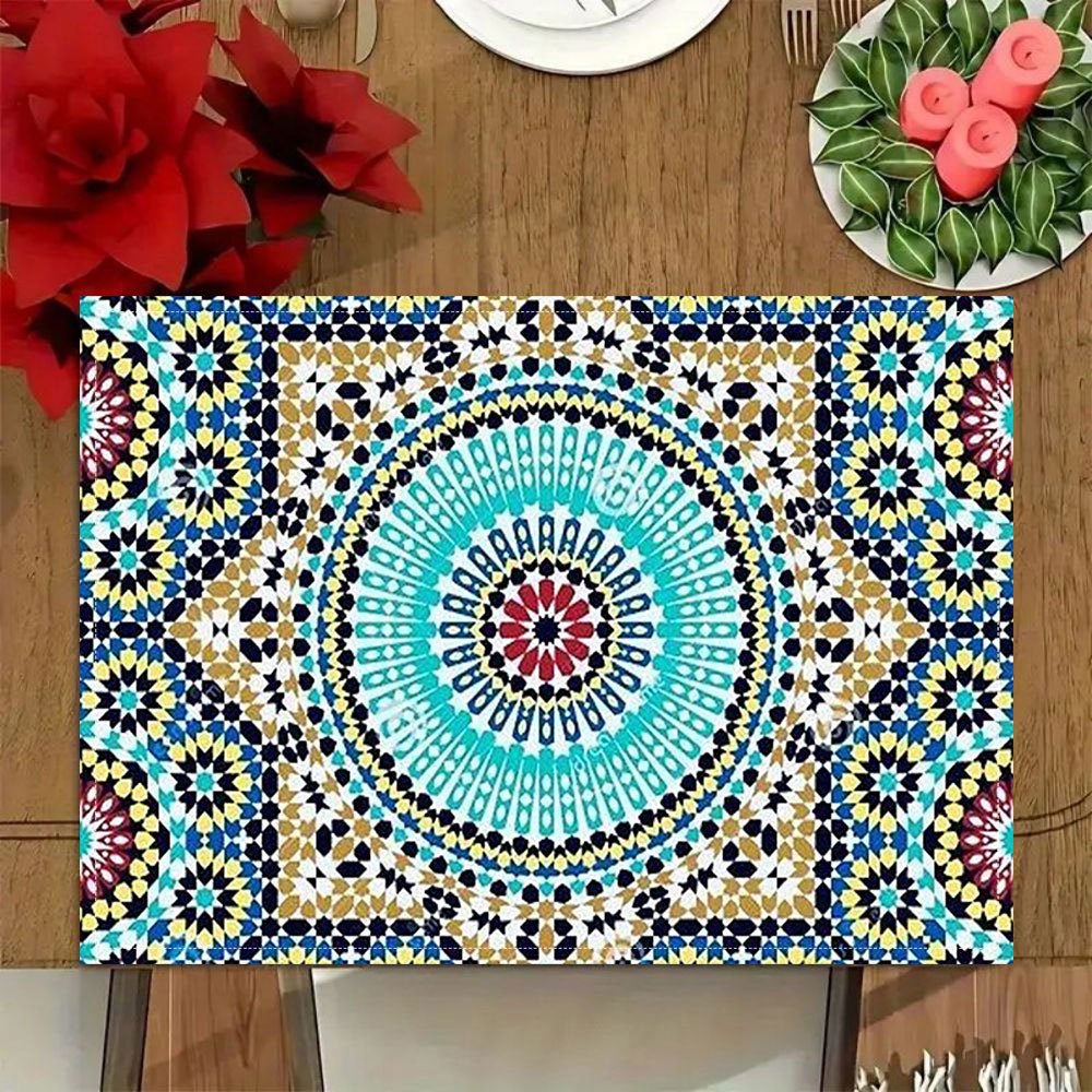 2/4pc Placemats with A Morocca - Kitchen Appliances Table reseña y precio