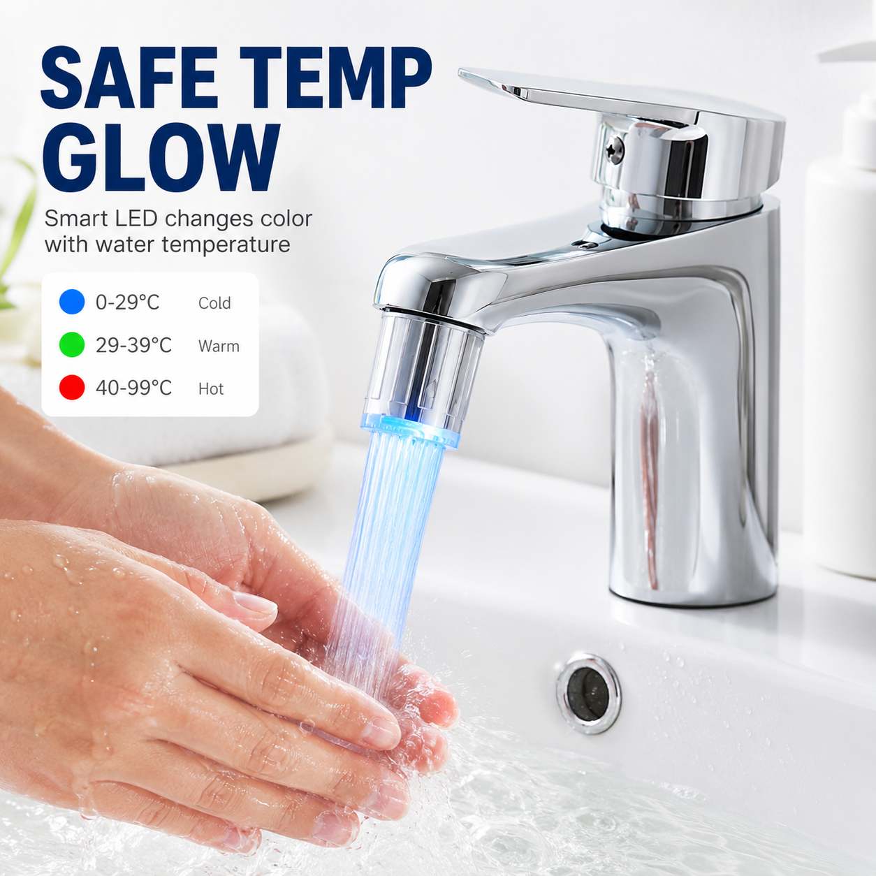 LED Temperature Control Faucet - Kitchen Appliances Offers reseña y precio